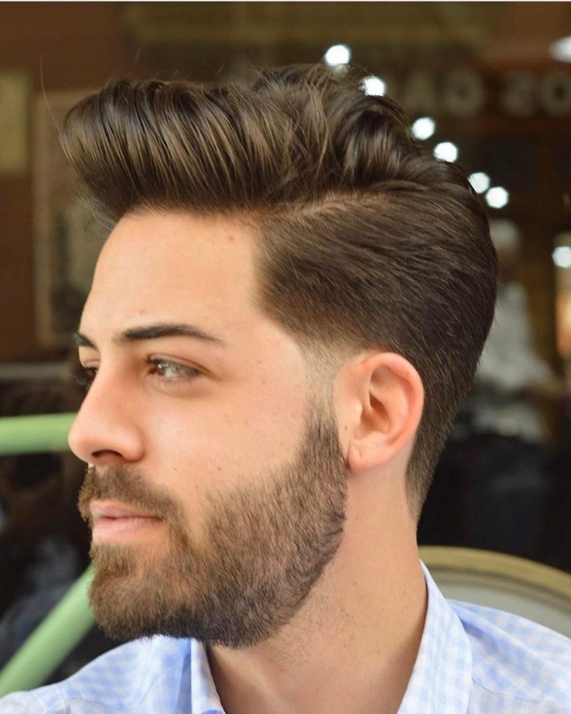 Side part with quiff hairstyles